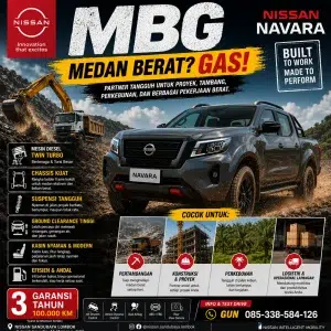 Nissan Navara Lombok 2026: Harga, Spesifikasi, Keunggulan, dan Alasan Memilih Double Cabin Tangguh untuk Bisnis & Petualangan